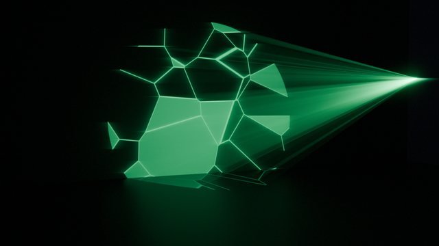 Faceted polygon pattern