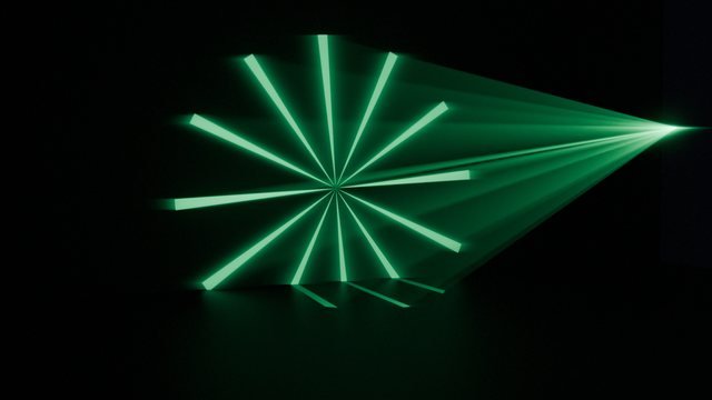Starburst pattern