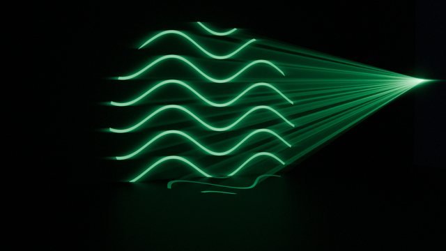 Sine wave lines pattern